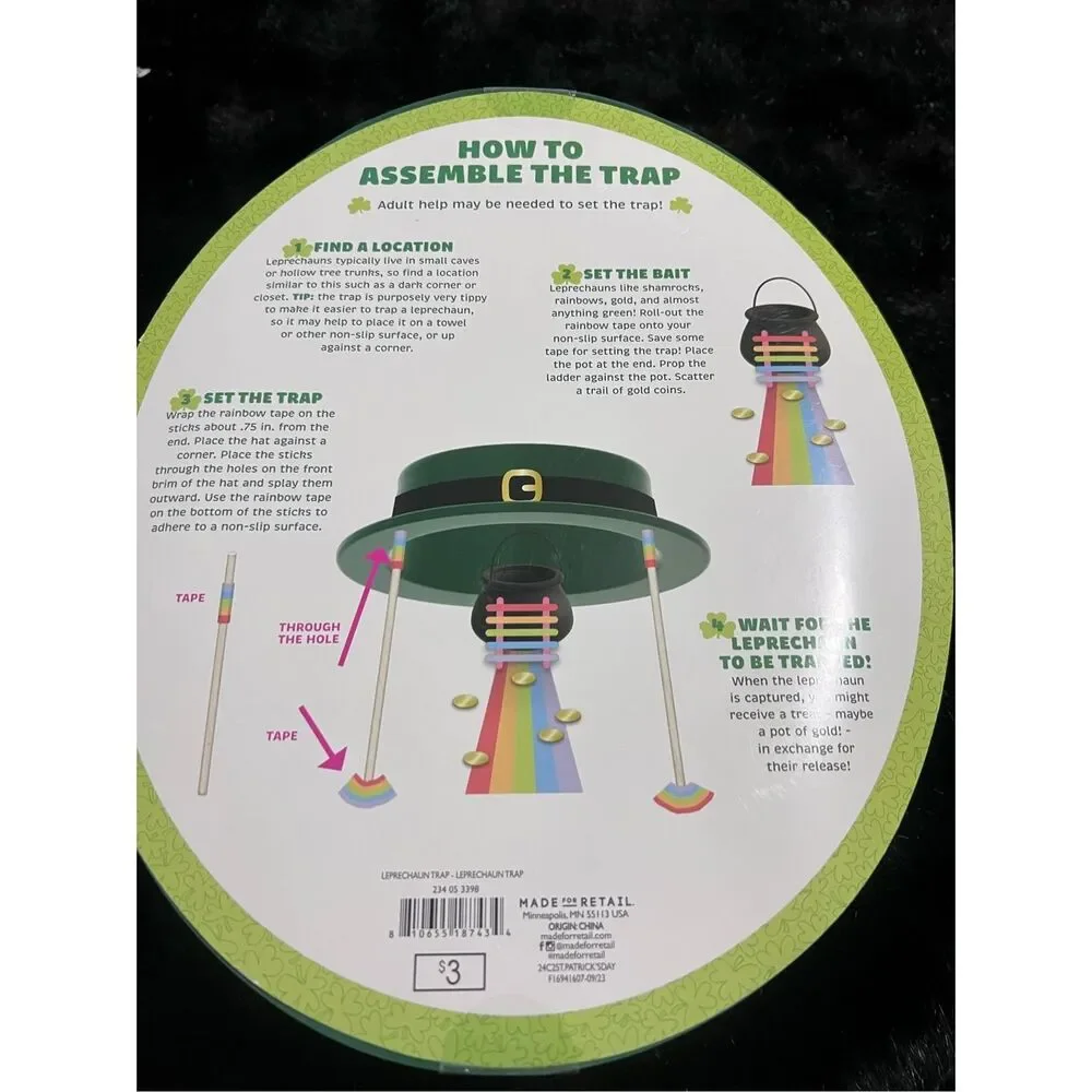Target Bullseye Playground St Patrick’s Day Leprechaun Trap Kit